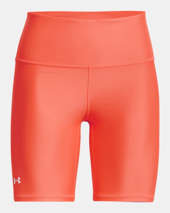 Shorts HeatGear® Armour Bike para Mujer, Orange, pdpMainDesktop image number 4